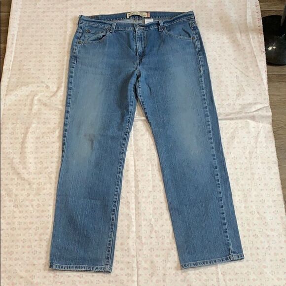 Levi's 505 Noveau Low Straight Jeans Size 14 - Picture 2 of 10